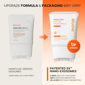 Close-up of lilyeve GROWTURN Exosome Hair Growth Serum brush applicator
