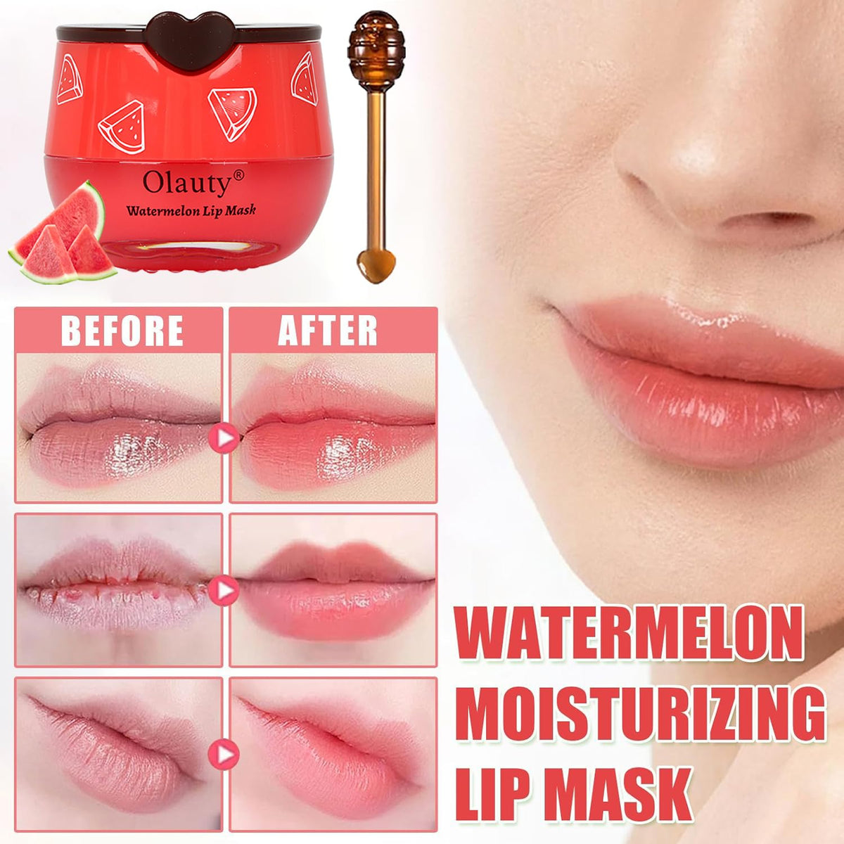 Close-up of Lingyun Bee Lip Balm with honey extract
