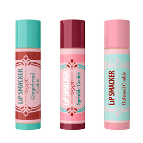 Close-up of Lip Smacker Sprinkle Cookie Lip Balm from the trio