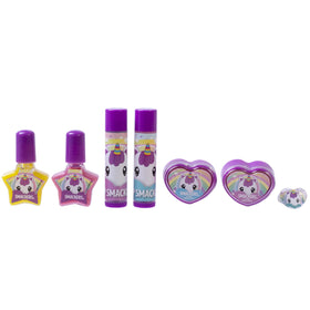 Close-up of Lip Smacker Unicorn Delight and Magical Frosting lip balms
