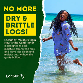 Close-up of Locsanity 2-in-1 Shampoo and Conditioner texture