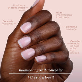 Close-up of LONDONTOWN kur Nail Concealer brush