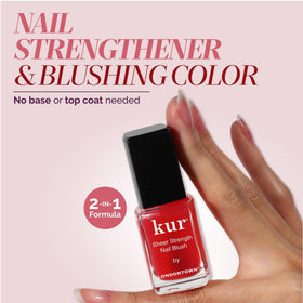 Close-up of LONDONTOWN Sheer Strength Nail Blush applicator