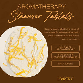 Close-up of LOVERY Shower Gel and Bubble Bath