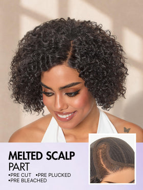 Close-up of LUVME HAIR 8-inch wig lace