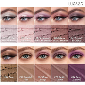 Close-up of LUXAZA PRO creamy eyeshadow stick in Cocoa Crush