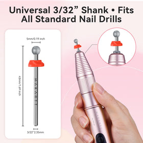 Close-up of Makartt Nail Drill Bit showing tungsten carbide material