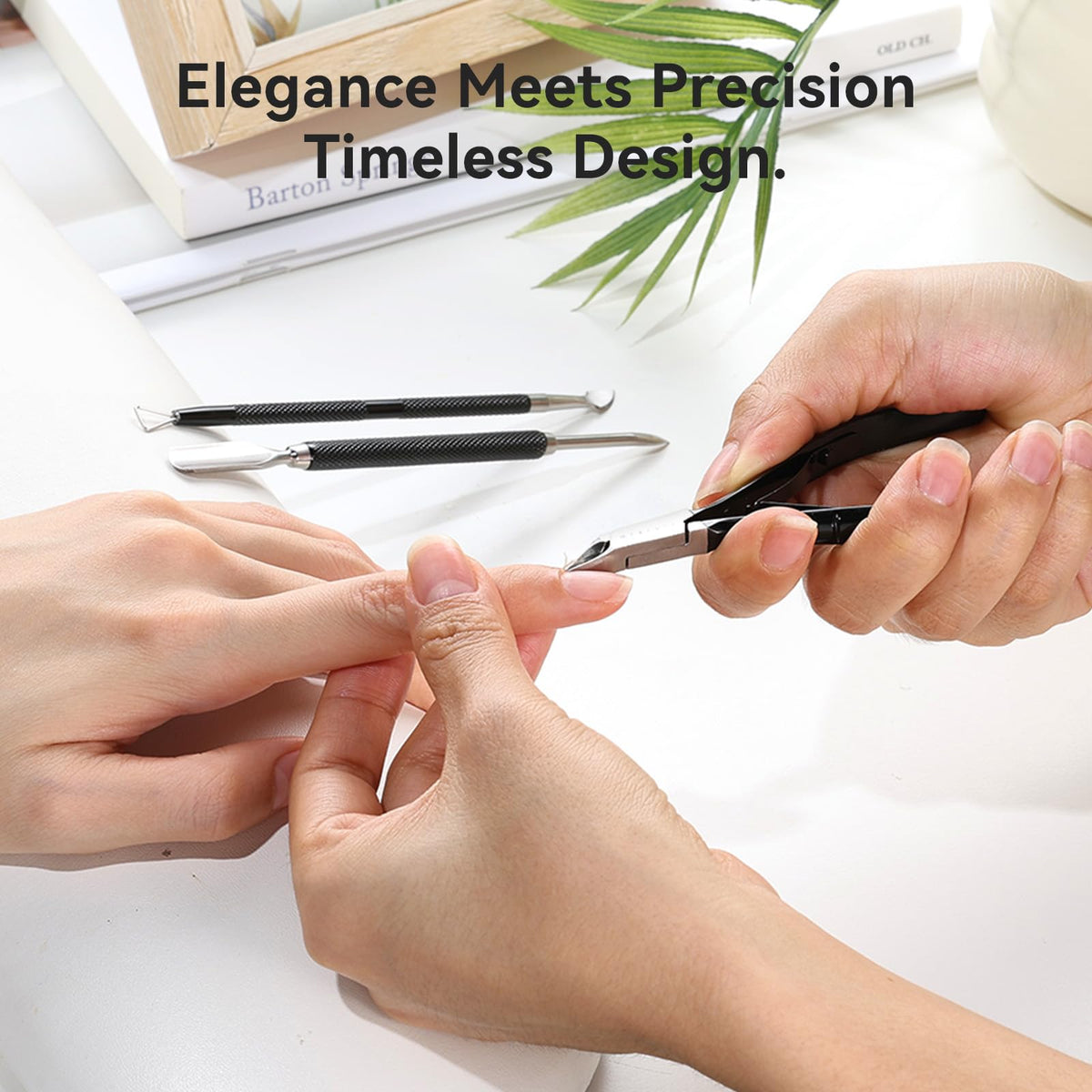 Close-up of Makartt precision cuticle nipper with 7mm jaw