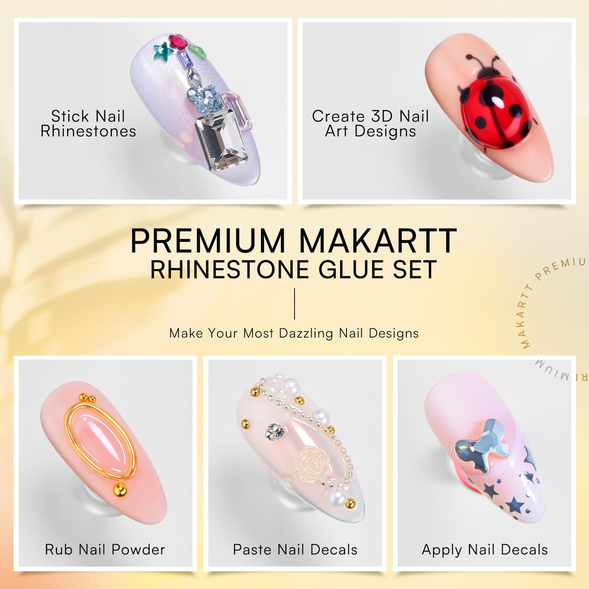 Close-up of Makartt Rhinestone Glue Gel nozzle