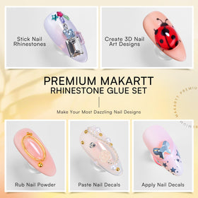 Close-up of Makartt Rhinestone Glue Gel nozzle
