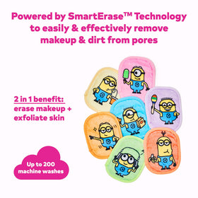 Close-up of MakeUp Eraser cloth in use