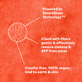 Close-up of MakeUp Eraser cloth showing soft texture
