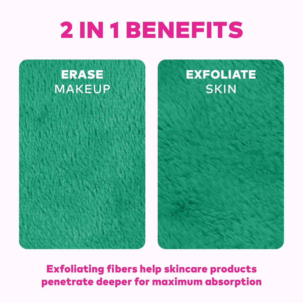 Close-up of MakeUp Eraser PRO fabric texture