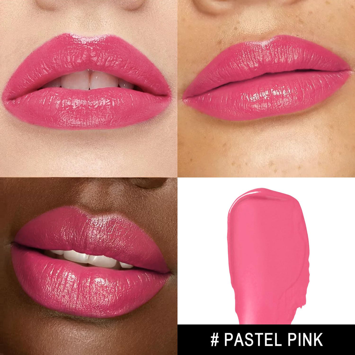 Close-up of MAKI YIKA Moisture Lipstick in pink shade
