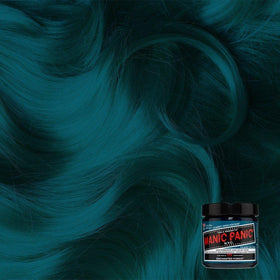 Close-up of MANIC PANIC Enchanted Forest hair dye texture