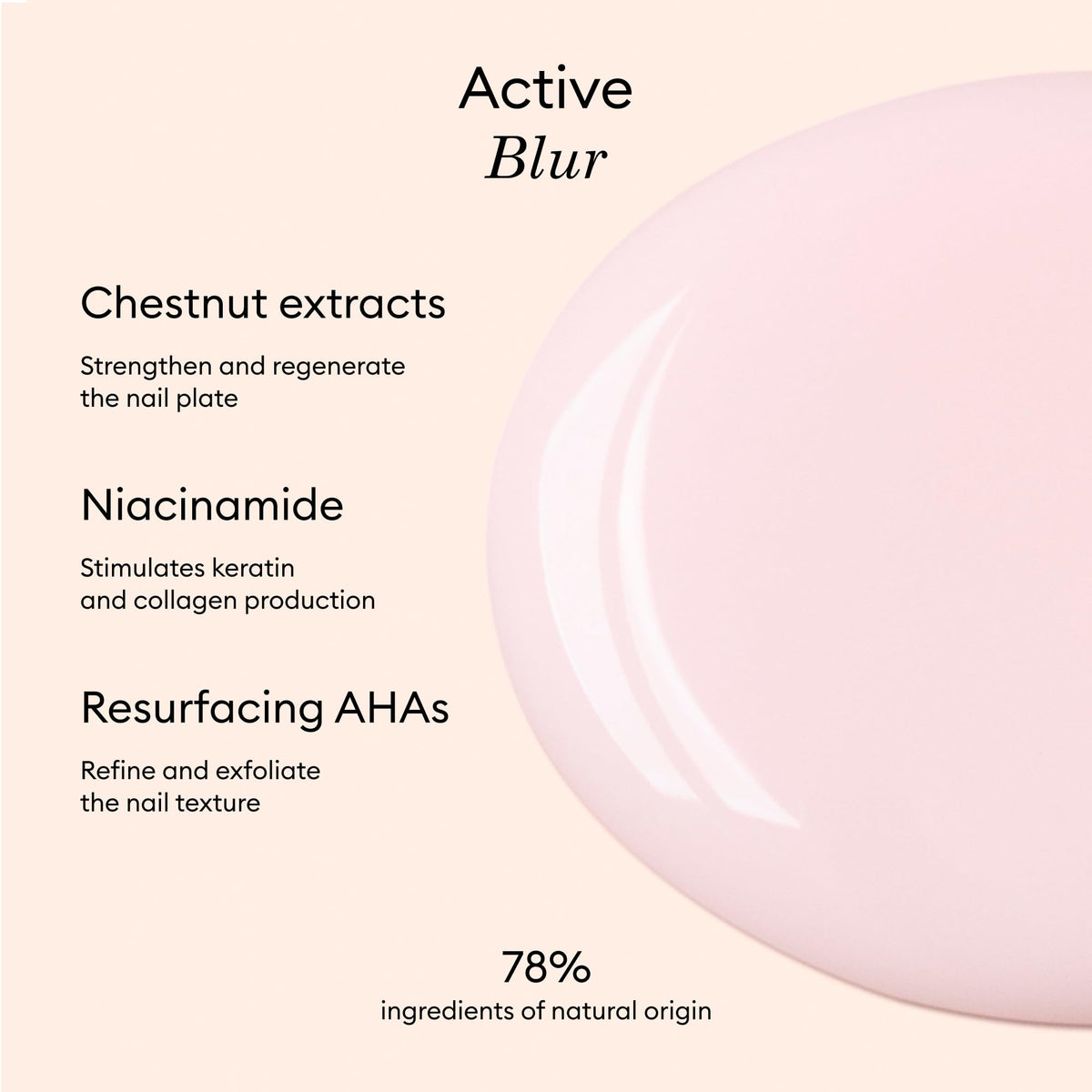 Close-up of Manucurist Active Blur Nail Polish brush