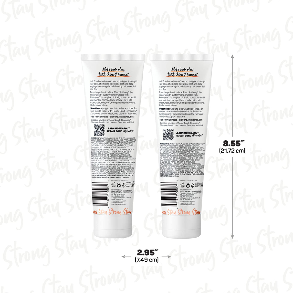 Close-up of Marc Anthony Repair Bond Conditioner texture