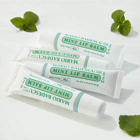 Close-up of Mario Badescu Original Lip Balm tube