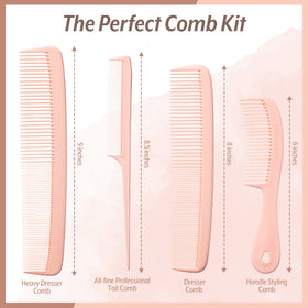 Close-up of MARS WELLNESS 6” Handle Styling Comb