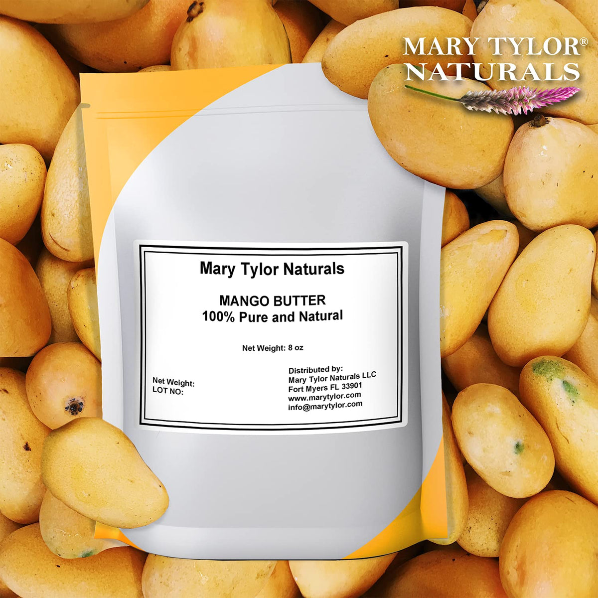 Close-up of Mary Tylor Naturals Mango Butter texture