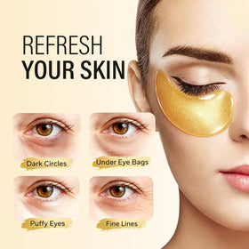 Close-up of Maskiss eye patches showing texture