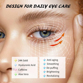 Close-up of Maskiss Under Eye Patches with aloe vera