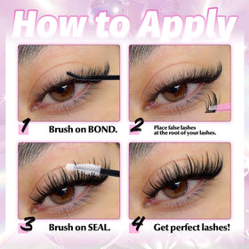 Close-up of Mavphnee lash bond and seal applicator