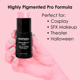Close-up of Mehron Makeup CreamBlend Stick showing texture