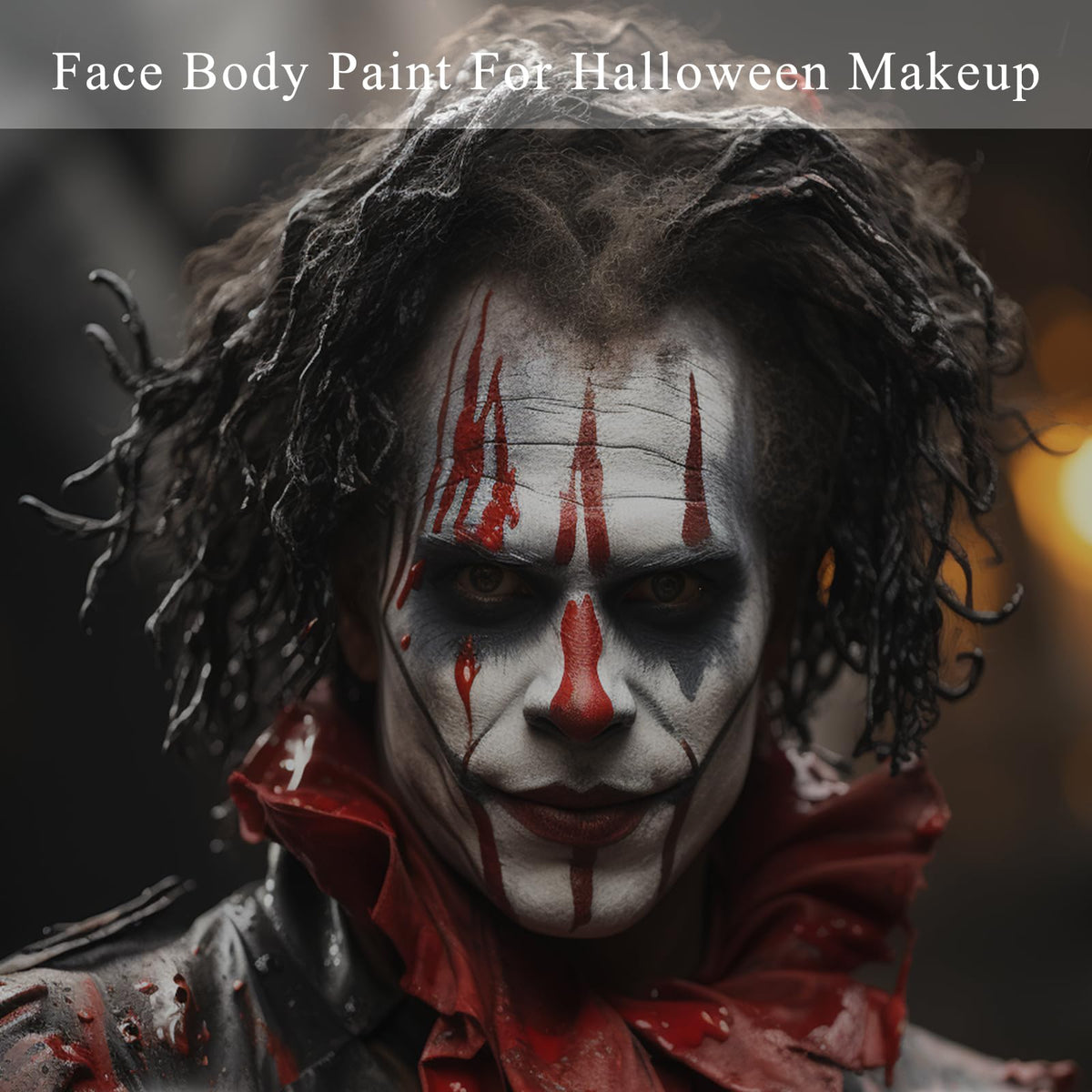 Close-up of MEICOLY white face paint stick