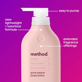 Close-up of Method Body Lotion texture