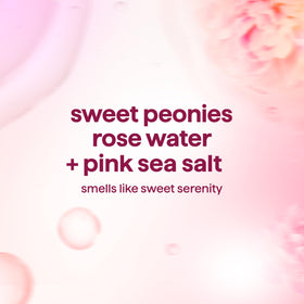 Close-up of Method Body Wash Pure Peace label