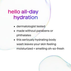 Close-up of Method Body Wash Serene Escape texture
