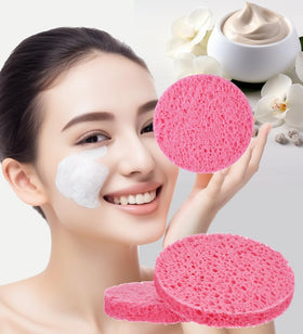 Close-up of METUUTER facial sponge showing texture