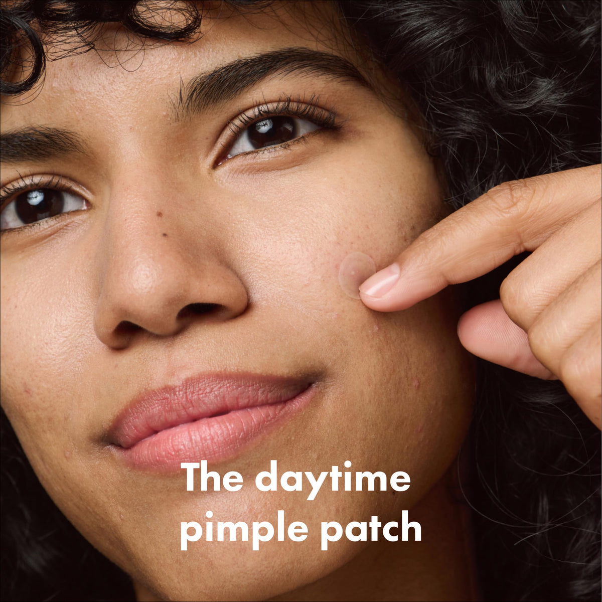 Close-up of Mighty Patch Invisible+ patch on skin