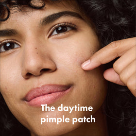 Close-up of Mighty Patch Invisible+ patch on skin