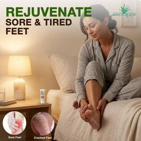 Close-up of Miracle Foot Repair Cream texture