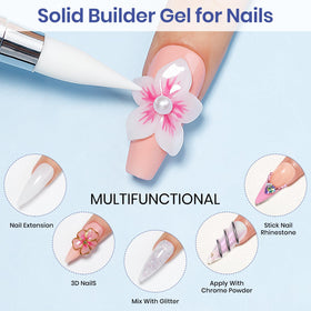 Close-up of MIZHSE 3D sculpting gel in White