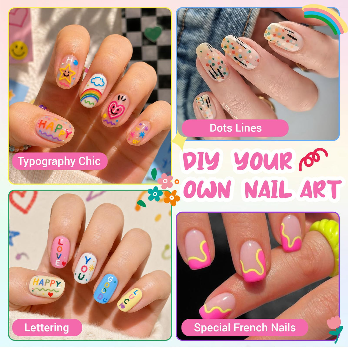 Close-up of MKNZOME nail art pen ergonomic grip