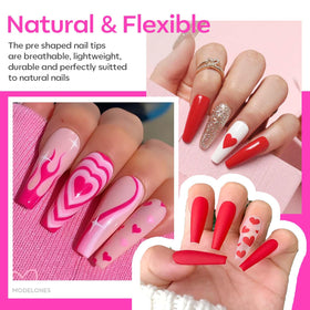 close-up of modelones 9-in-One Nail Glue Gel bottle