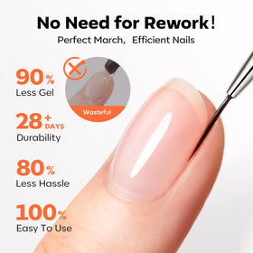 close-up of modelones Builder Nail Gel texture