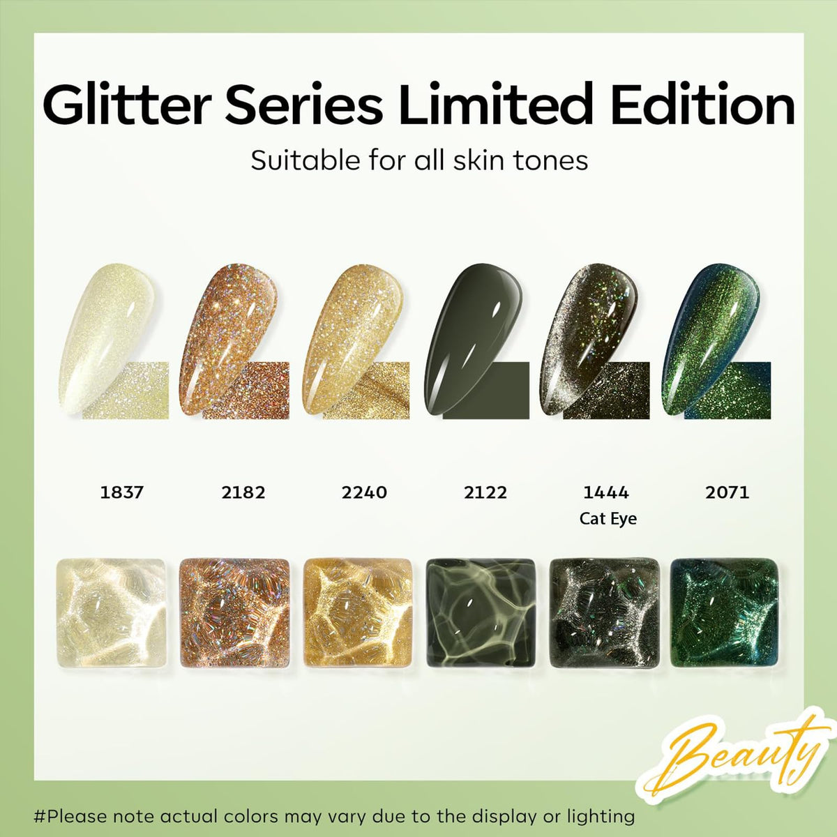 Close-up of modelones cat eye gel polish with magnetic stick