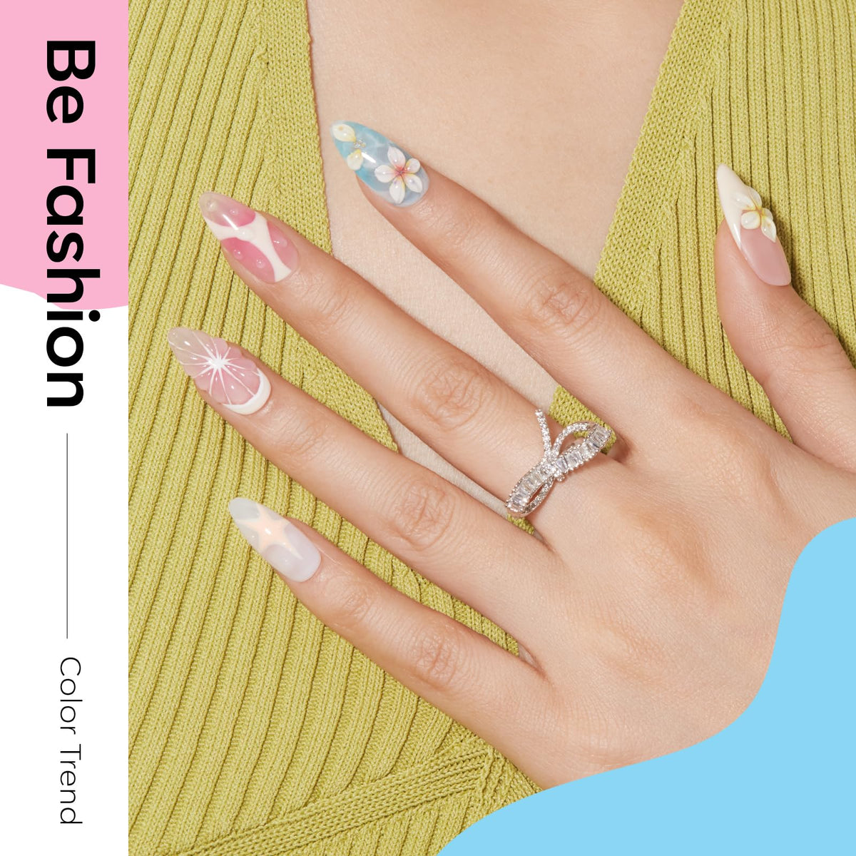 Close-up of modelones milky white gel polish bottle