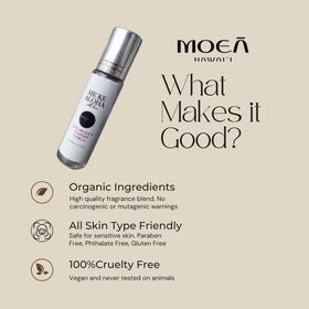 Close-up of MOEA HAWAII Tahitian Vanilla Perfume Oil Roller