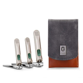 Close-up of MR.GREEN stainless steel nail clippers
