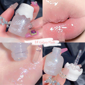 Close-up of Mrettick lip gloss tubes in various shades