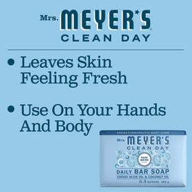 Close-up of Mrs. MEYER'S Clean Day Bar Soap texture