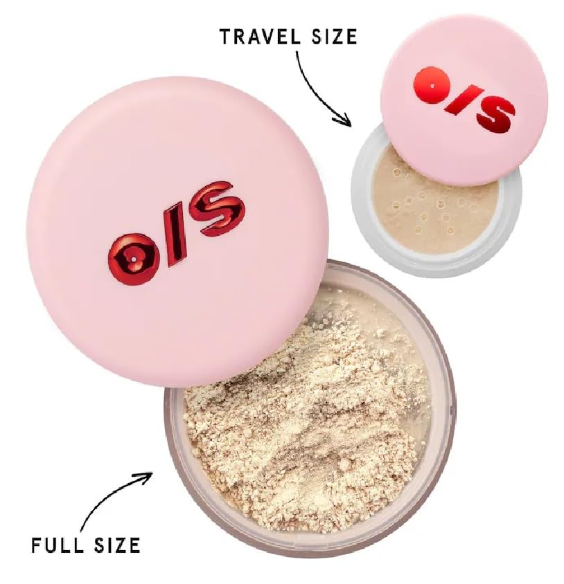 Close-up of NAPH Mini Ultimate Blurring Setting Powder application on skin