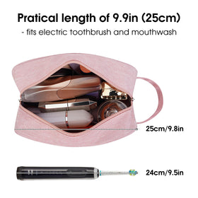 Close-up of Narwey Travel Toiletry Bag side handle