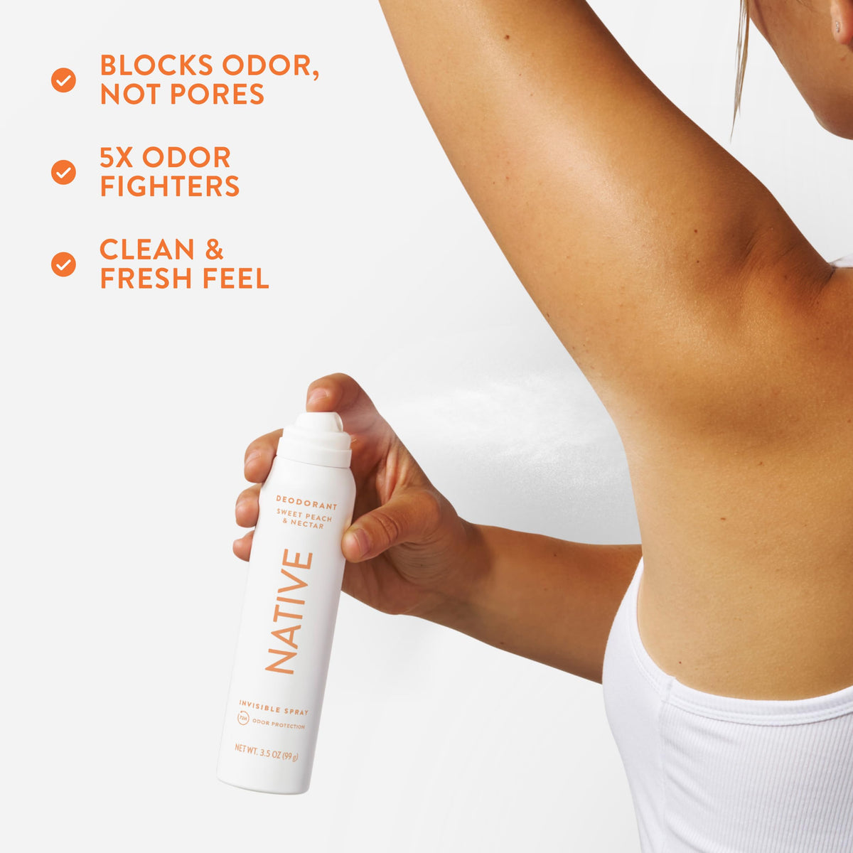Close-up of Native Deodorant & Body Spray nozzle