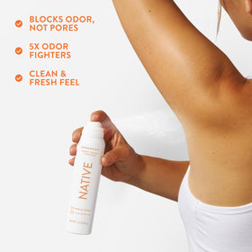 Close-up of Native Deodorant & Body Spray nozzle